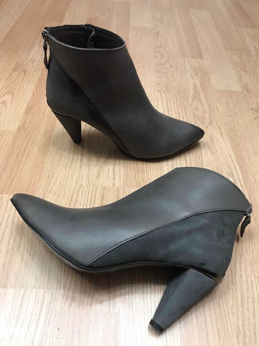 Ботинки кожаные Moda in pelle ботильоны полу сапоги Р.40-41 ст.26,5см