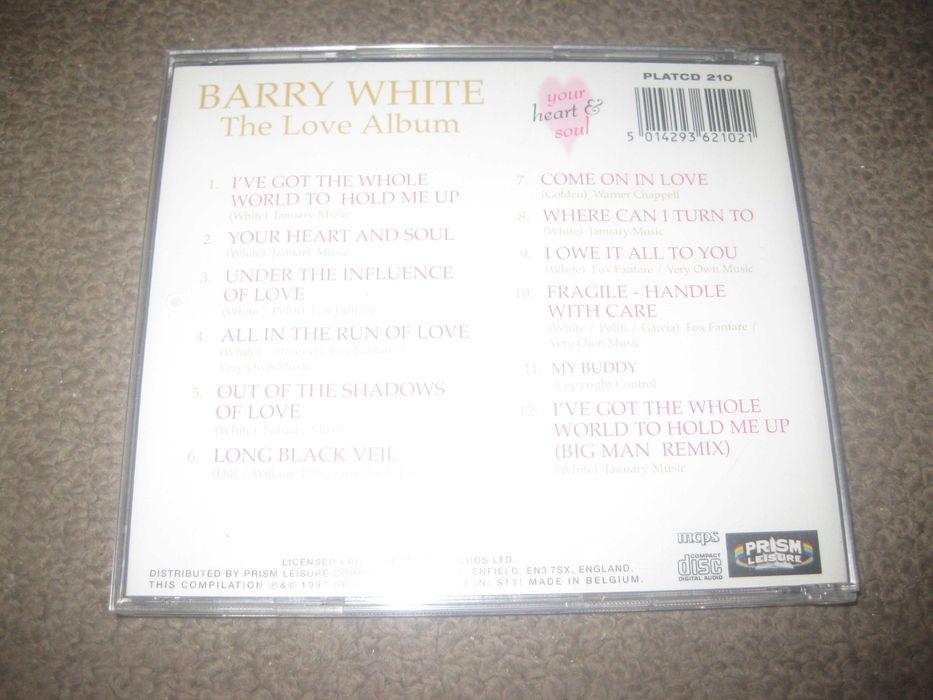 CD do Barry White "Your Heart And Soul: The Love Album"