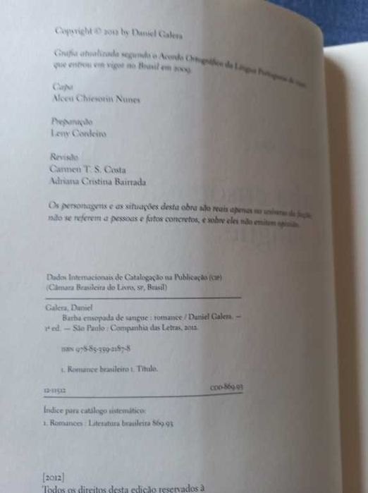 Barba Ensopada de Sangue - Daniel Galera