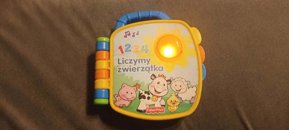 Książeczka Liczymy zwierzatka Fischer Price
