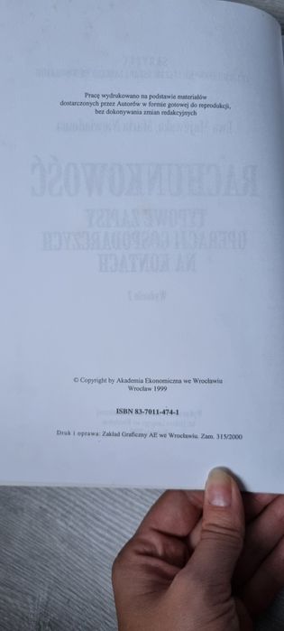 "Rachunkowość typowe zapisy operacji gospodarczych na kontach