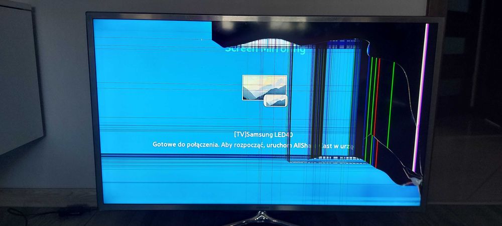 Tv Samsung UF40F6200AW uszkodzony łódz