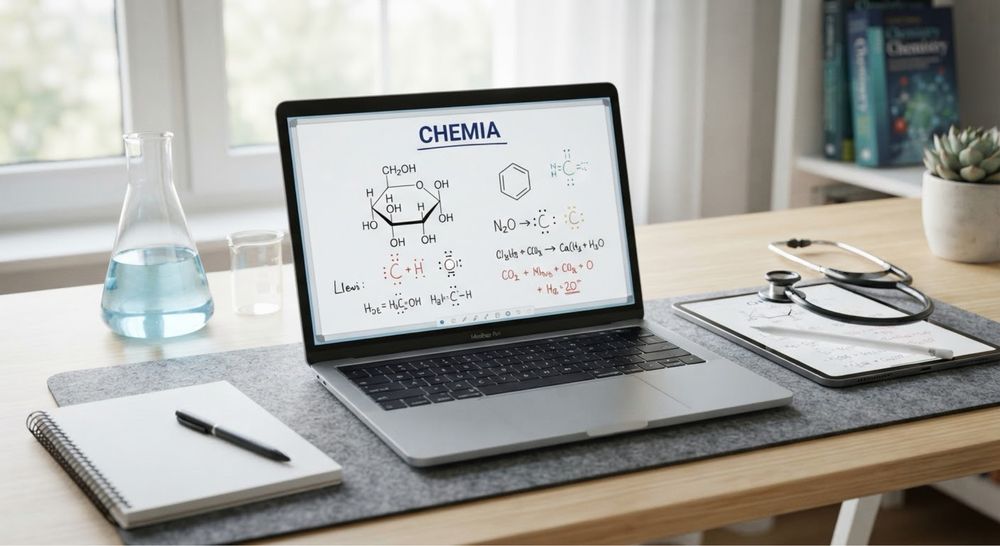 Korepetycje  z CHEMII do matury ONLINE