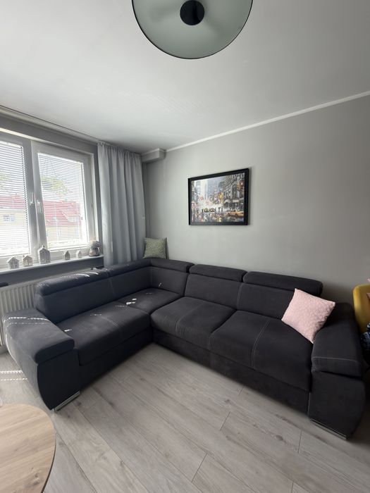 Narożnik Loft Black Red White