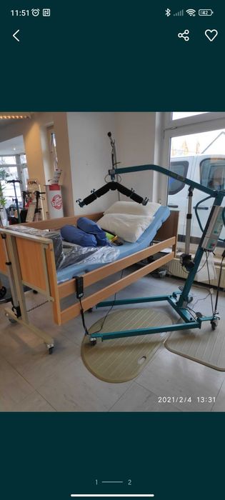 Łóżko ortopedyczne Burmeier Aks