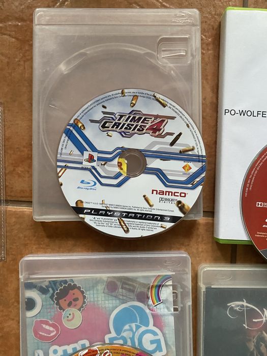 Gry ps3, Time Crisis 4, Street Fighter IV ultra, wolfenstein