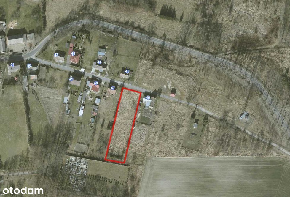 Działka budowlana 24 ary; Wrocław, Sarby, Przeworno; PIĘKNA OKOLICA