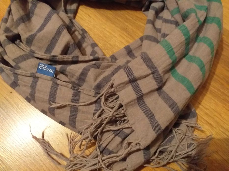 Apaszka / chusta H&M szara w paski