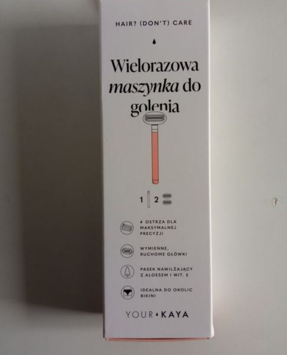 Wielorazowa maszynka do golenia YOUR KAYA