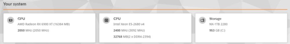 Игровой ПК RX 6900XT | 32GB | 1TB NVMe