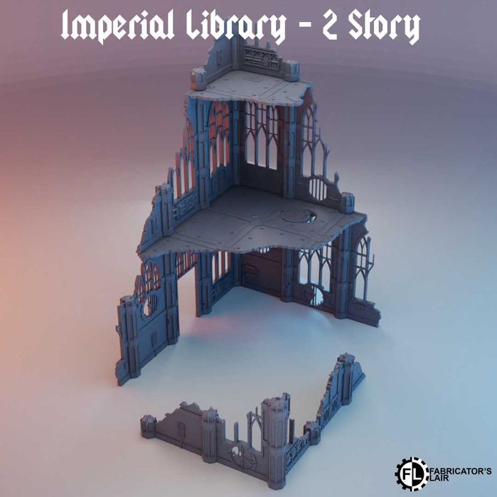 Gothic Ruins Set #2 — Warhammer 40k Terrain | FDM 3D друк