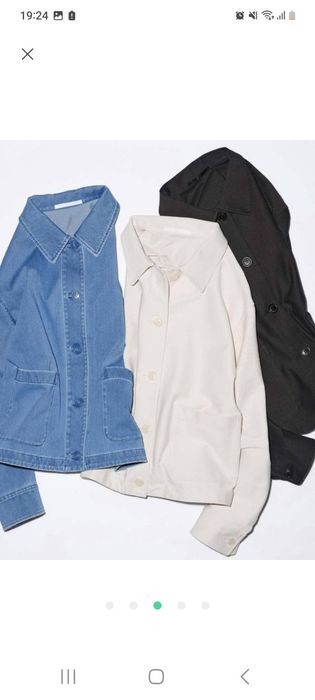Жакет uniqlo L, коричневый новый
