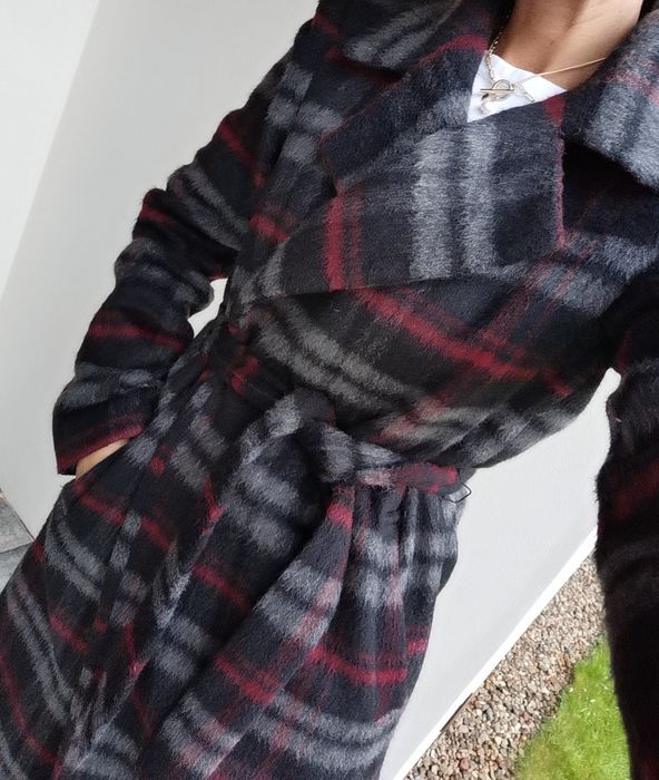 Liu Jo Płaszcz Damski w kratkę L