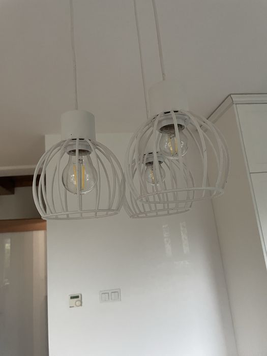 Metalowe lampy wiszace 2 sztuki