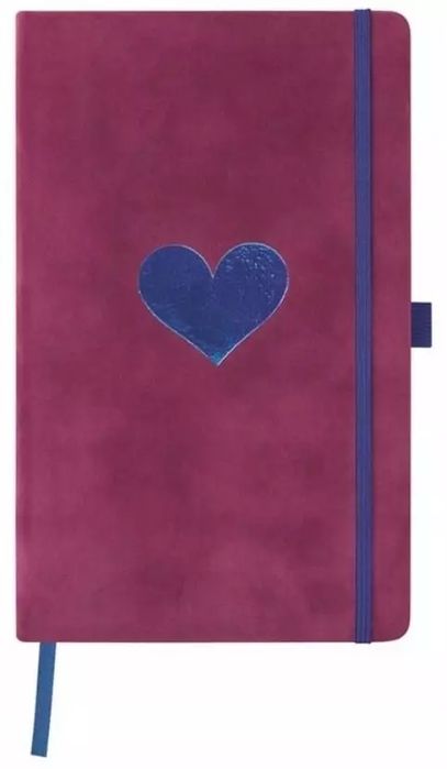 Notatnik Castelli Velluto Heart 13X21 Gładki. Nowy Produkt