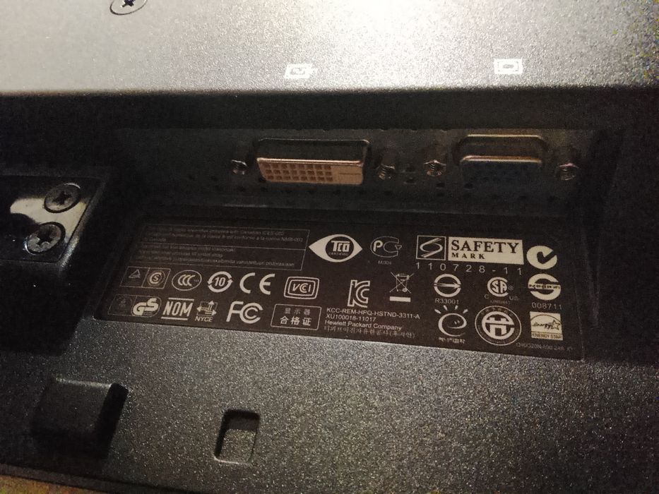 Ecrã de PC fixo hp