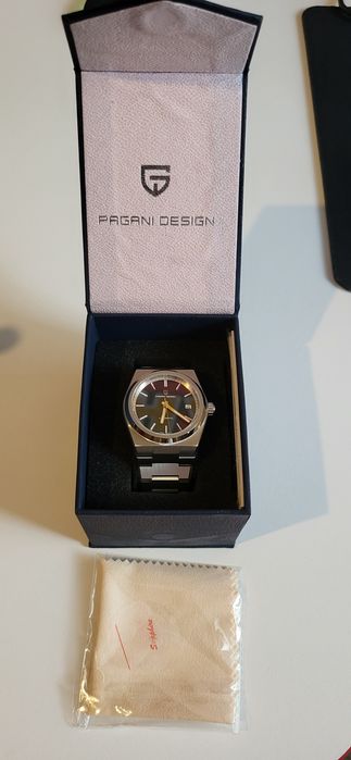 Механічний годинник з автопідзаводом - Pagani design PD1753-Blue