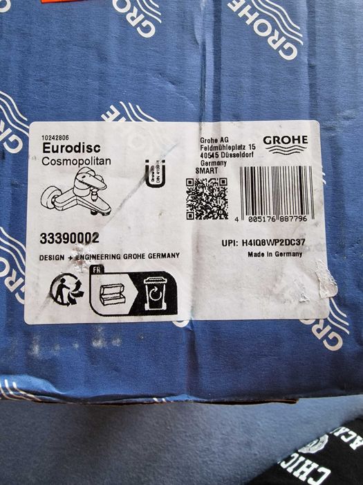 Bateria wannowo-prysznicowa  Grohe Eurodisc chrom