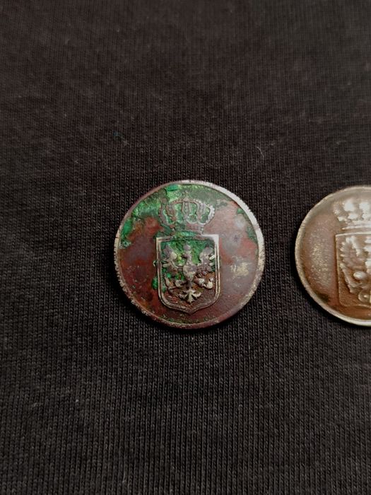 Wyprzedaż kolekcji pruskie guziki urzędnicze 1889