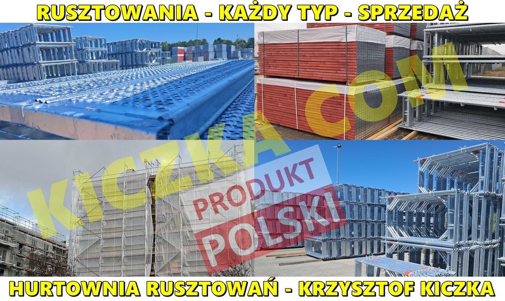 TANIE RUSZTOWANIA Fasadowe Modułowe Elewacyjne Murarskie - HURTOWNIA