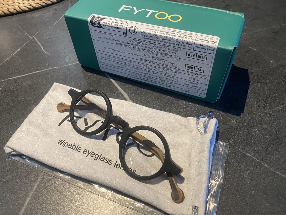 Oprawka okrągła pod drewno retro vintage