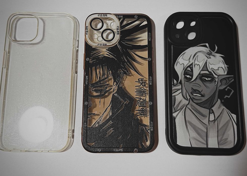 Чохли для iPhone 13 (Jujutsu Kaisen, авторський принт, прозорий)