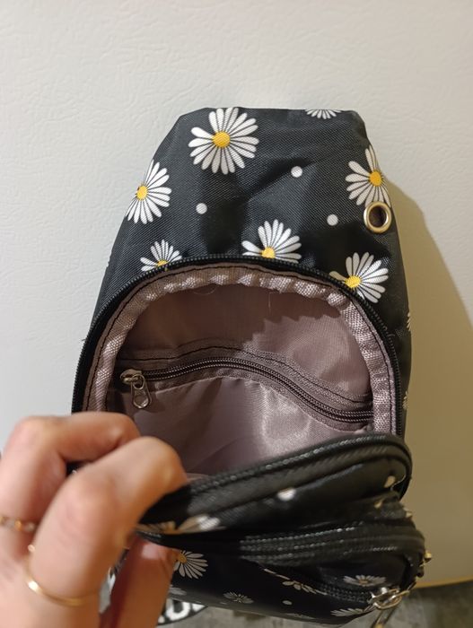 Рюкзак с ромашками с регулируемым ремешком