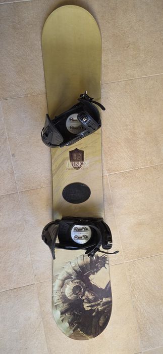 Prancha Snowboard e Fixações