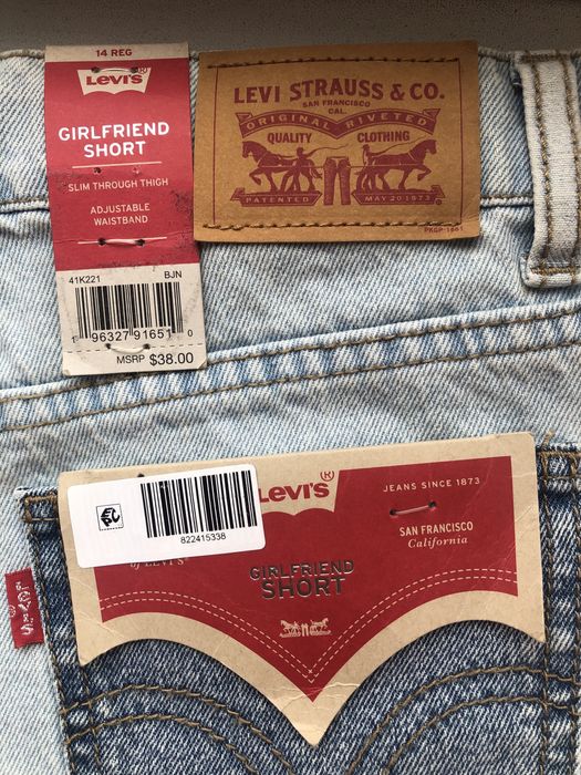 У 8 р ДЕШЕВШЕ Levi’s шорти підліткові дівчини одяг дівчинки