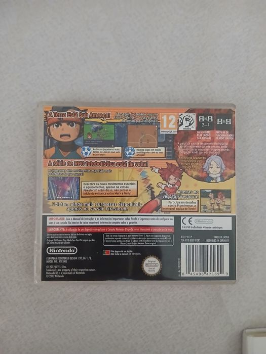 Inazuma Eleven 1 + 2 Firestorm Nintendo DS (Pack)