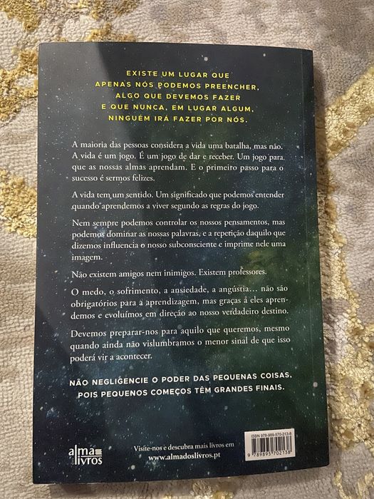 Livro novo - AS regras para a vida