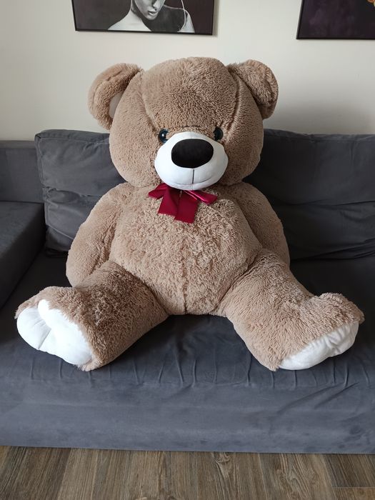 Великий пухнастий медвідь 100 см