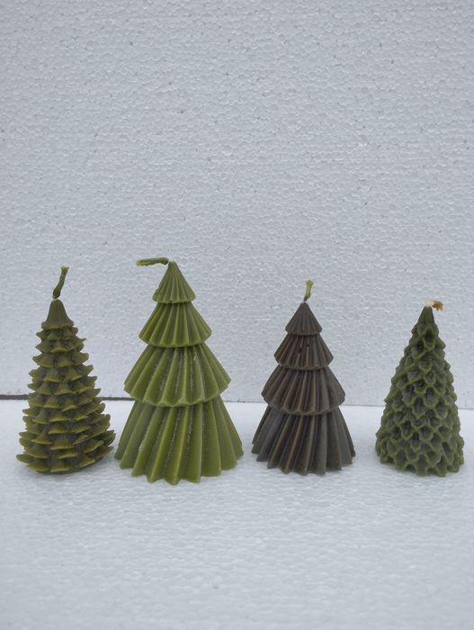 Свічки з бджолиного воску, ручної роботи