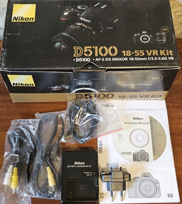 Nikon d5100 5690пробігу,об'єктиви та аксесуари