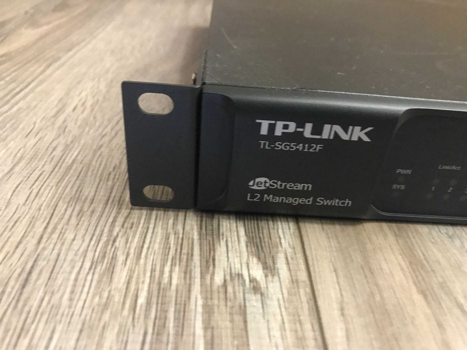 Switch Tplink TL-SG5412F 12xSFP + 4xCombo RJ-45 + uszy rack