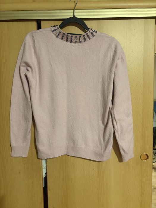 Rozowy sweterek damski