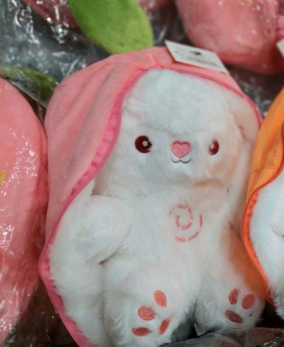 В НАЯВНОСТІ! М'яка іграшка нічник дихаючий зайчик, трансформується