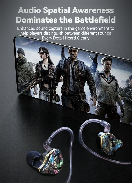 TKZK TK2 Słuchawki IEM Black Mic