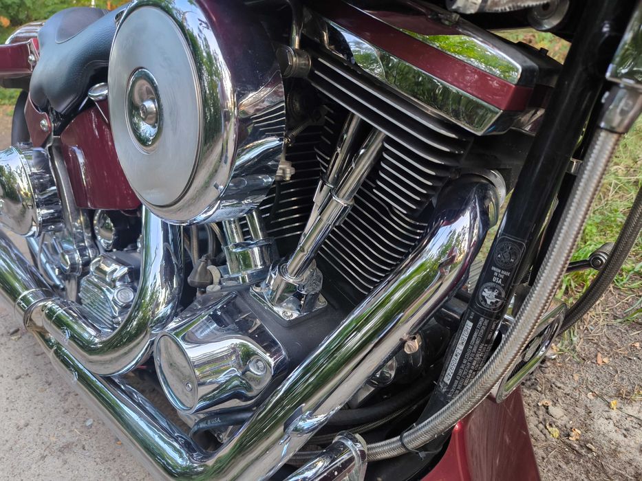 Harley Davidson FLSTF Fatboy Street Stalker Evolution, Absolutny rarytas, Rzadkość,  Oryginalny body+engine Kit harleya