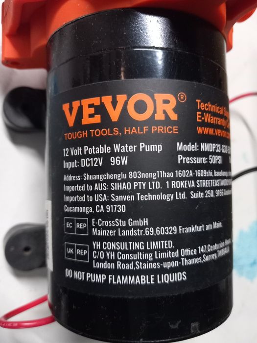 Bomba de transfega VEVOR 12 v