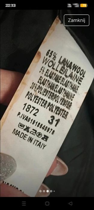 Śliczne wełniane wdzianko