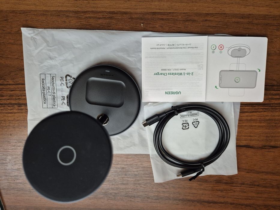 UGREEN зарядна станція 2-in-1 (модель 90668/CD317)