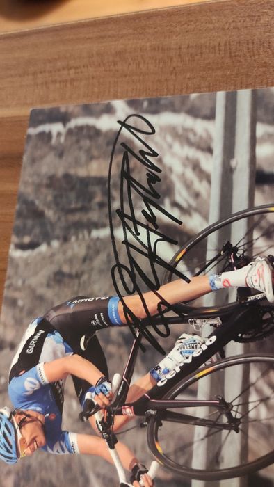Ryder Hesjedal autograf, podpis, nadruk - Kolarz Sport Kolekcja Rower