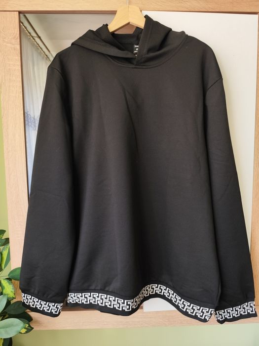 Czarna bluza z kapturem Shein r. XXL nowa