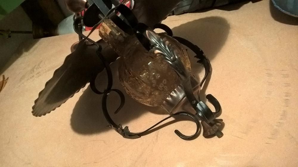 lampa mosiądz i brąz