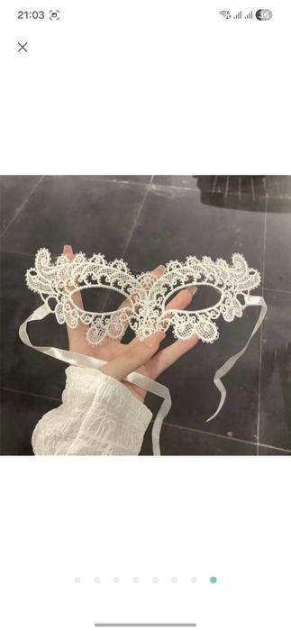 Маска мереживна карнавальна