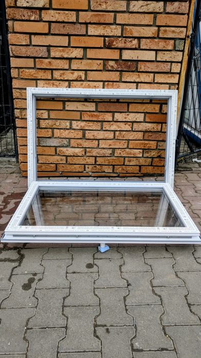 KR HAUS okno 120x80 nowe duża ilośc sztuk białe pcv okna drzwi POZNAŃ