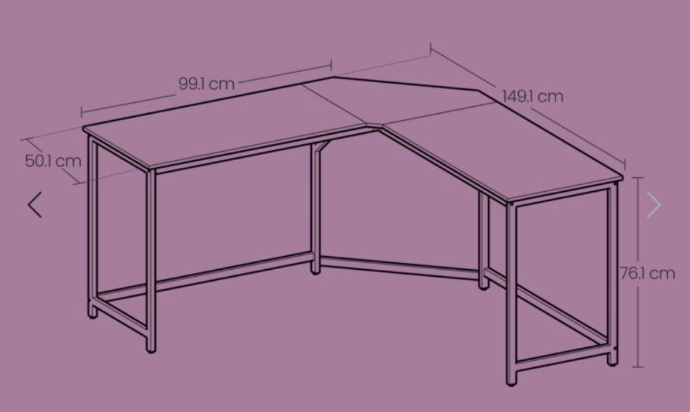 Secretária para Escritório em Forma de L