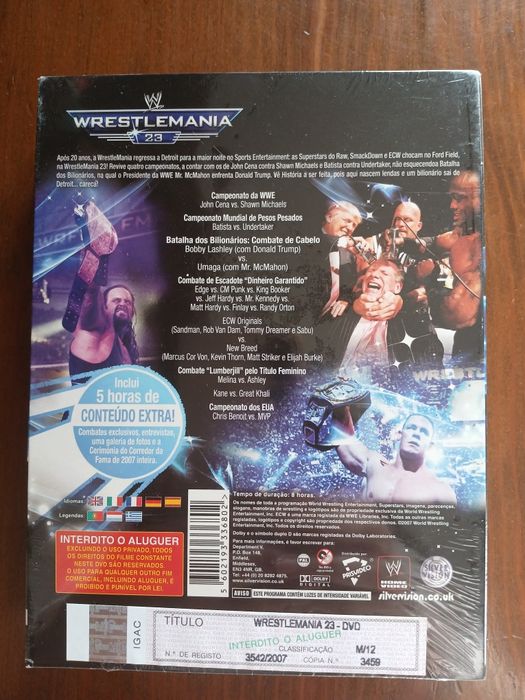 Wrestlemania - edição 3 discos