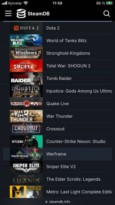 Аккаунт Steam 113 игр